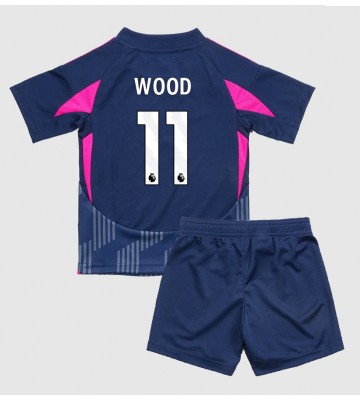 Nottingham Forest Chris Wood #11 Bortatröja Barn 2024-25 Kortärmad (+ Korta byxor)